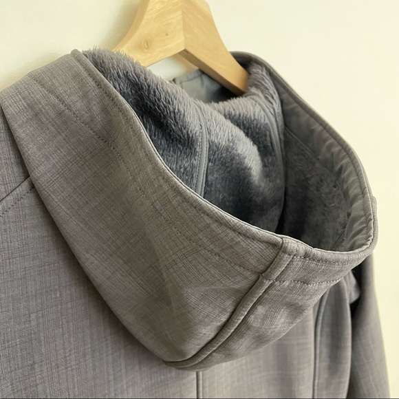 MEC | Charcoal Heather Duster Fleece Lined Coat - Picture 5 of 12